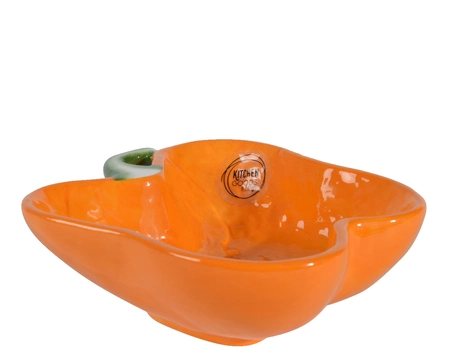 Bowl Dolomite Orange/Colour(S) L16-W13.50-H5cm - image 2
