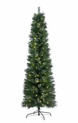 Brampton Pine - 7.5Ft Tree 250 Warm White LED & 8 Functions - image 3