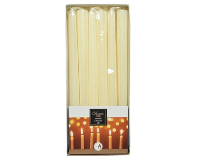 Candle Wax Dinner Ivory H25cm