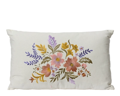 Cushion Eg Cotton White/Colour(S) L30-W50-H3cm