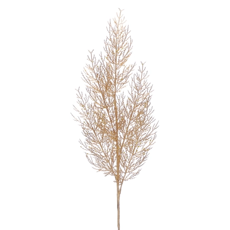 FB 77cm classic gold glitter cypress stem