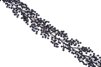 FL 130Cm Navy Berry Cluster Garland