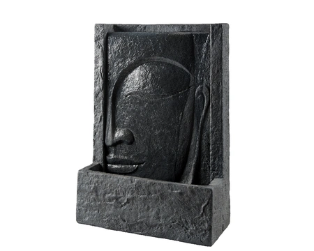 Fountain Buddha Head Outdoor L21.00-W52.00-H71.00cm grey - image 1