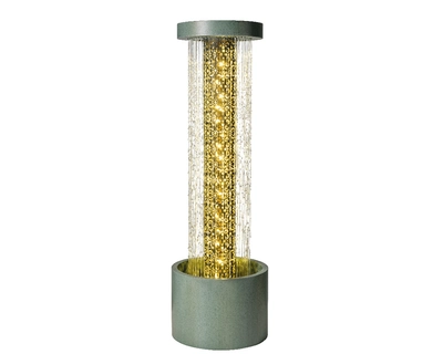 Fountain  Cylinder Galvanized Outdoor H112.00cm-90L green/WW - image 1