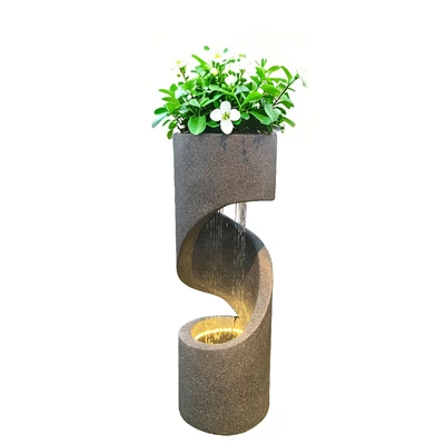 Fountain S Grc Grey L.32Cm X W.32Cm X H.92Cm