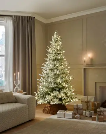 Frosted Aspen Fir - 7.5Ft Tree 550 Warm White LED - image 1