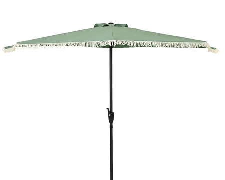 Half Parasol Green Polyester Outdoor W135.00cm green - image 3