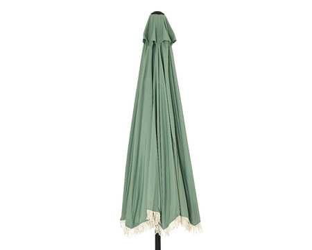 Half Parasol Green Polyester Outdoor W135.00cm green - image 2