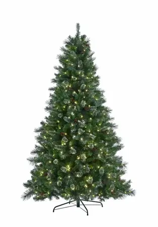 Kendall Spruce - 7.5Ft Tree 550 Warm White LED With Cones & 8 Functions - image 1