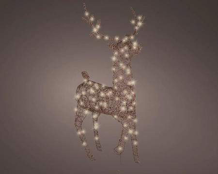 LED Reindeer Dark Brown/Warm White W.86cm x H.147cm 96LED's - image 1