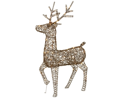 LED Reindeer Dark Brown/Warm White W.86cm x H.147cm 96LED's - image 3