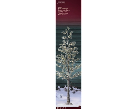 LED Tree  Plastic Steady  Green/Warm White Dia80-H210cm-128L - image 2