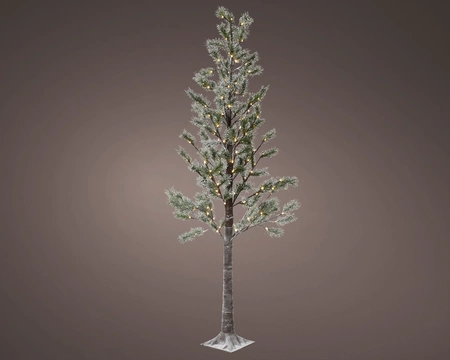 LED Tree  Plastic Steady  Green/Warm White Dia80-H210cm-128L - image 1