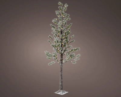 LED Tree  Plastic Steady  Green/Warm White Dia80-H210cm-128L - image 1