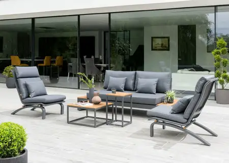 Life Soho lounge 2-seater set with Felix chairs - image 1