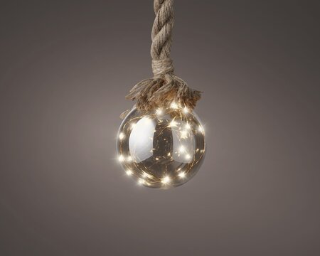 Micro Led Ball W Rope L  Bo Warm White Dia14X80Cm-30L - image 2