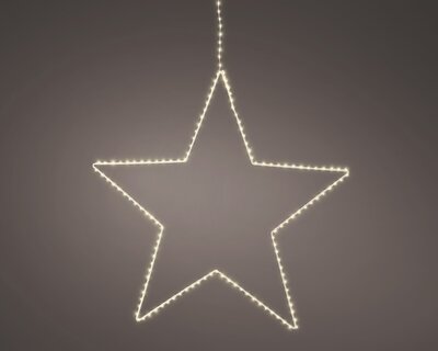 Micro LED Frame Metal Star Steady  White/Warm White Dia38cm-130L