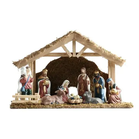 Nativity Set 9Pcs 38X14X25.5Cm