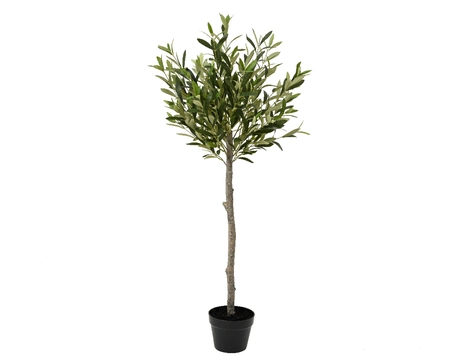 Olive Tree Leaves In Pot Polyester  H120.00cm green - image 1