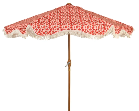 Parasol Pattern Polyester Outdoor dia220.00cm red - image 1