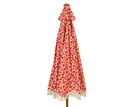 Parasol Pattern Polyester Outdoor dia220.00cm red - image 2