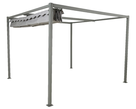 Pergola Polyester Outdoor  L300.00-W300.00-H220.00cm grey - image 2