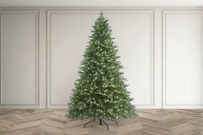 Pyrenees Fir - 7.5Ft Tree 750 Warm White LED & 8 Functions - image 1