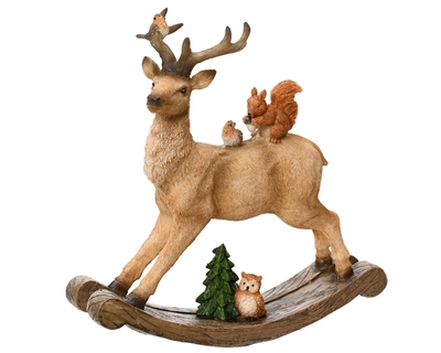 Reindeer Polyresin Reindeer Brown H23cm