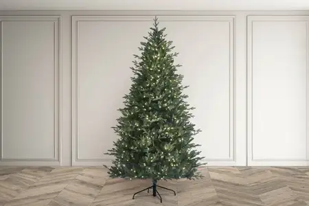 Rocky Blue Green Spruce - 10Ft Tree 1100 Warm White LED & 8 Functions - image 1