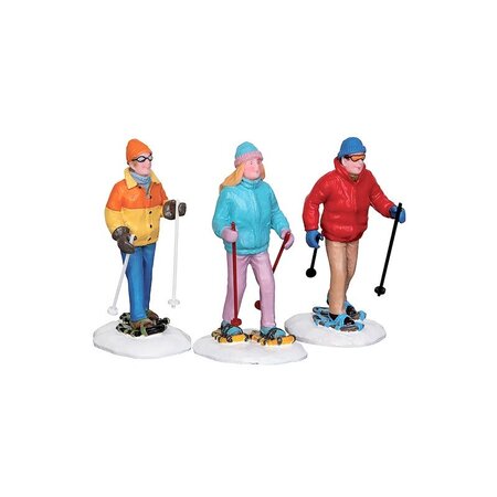 Snowshoe Walkers, Set Of 3