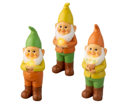 Solar Gnome Polyresin Steady 3  H28.50cm-1L asst. - image 2