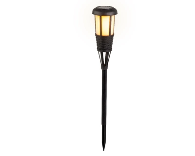 Solar Torch Plastic Fire Flame Effect H61.00cm-12L black/flame - image 2