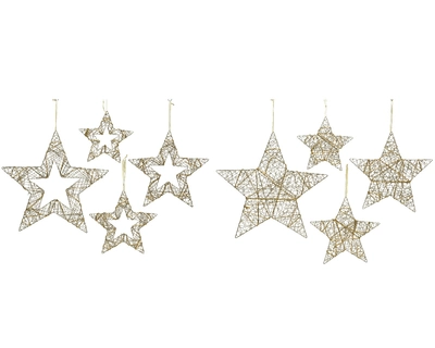 Star Iron Dia40-H0.5Cm Champagne Gold