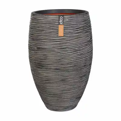 Vase elegant deluxe Rib 55x85 anthracite - image 1