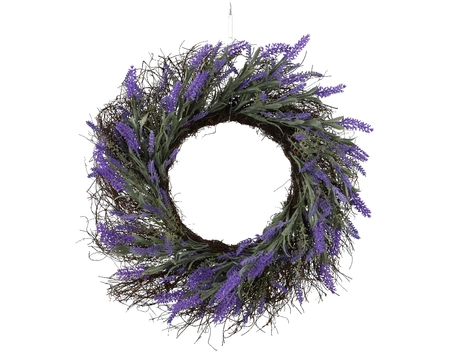 Wreath Lavender W Nature Base Lavender dia55.00cm lavender